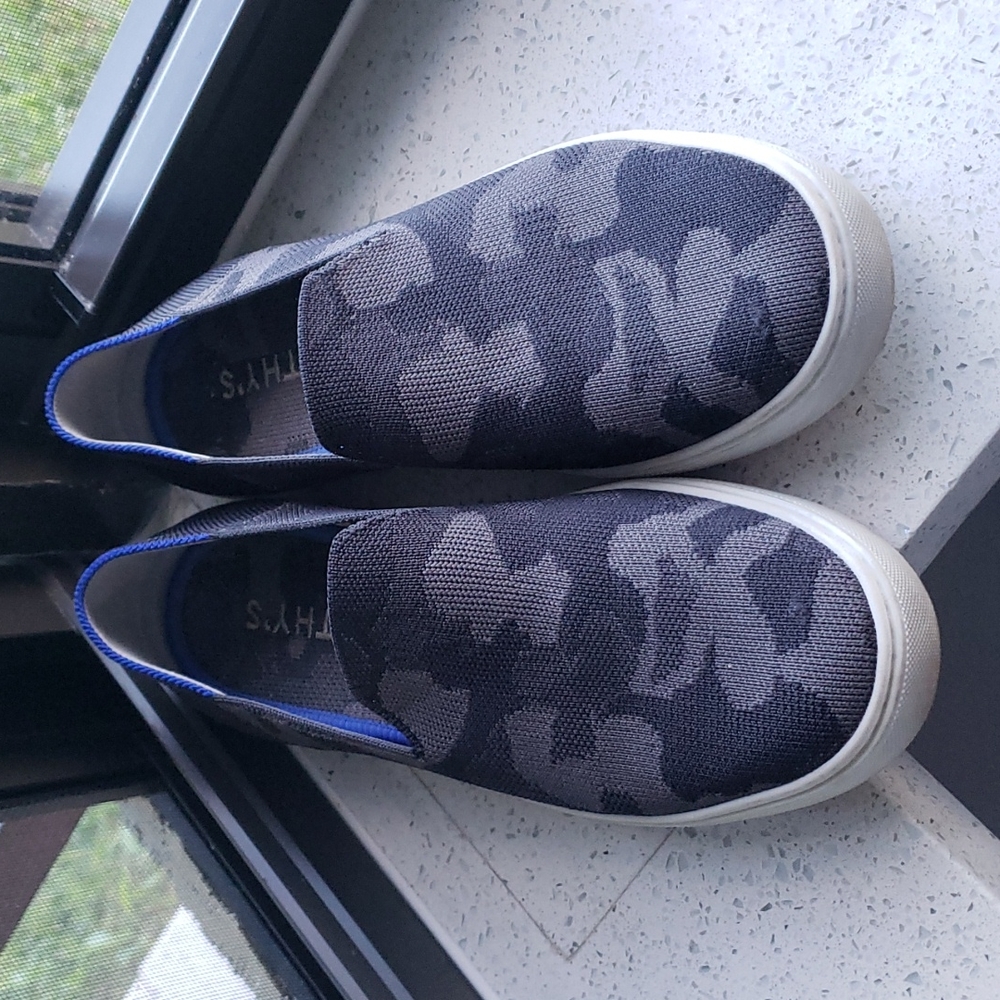 Rothy's Gray Camo Sneaker